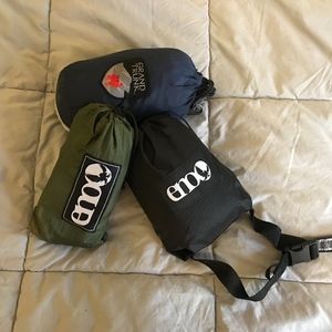 Grand Trunk/ENO Hammock set up!